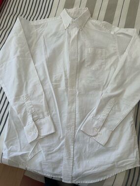 Chaps White Button-Down Dress Shirt for Kids